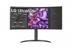 LG 34WQ75C-B Curved QHD IPS 60Hz DP USB-C HAS, SPK