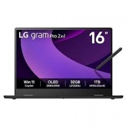 LG 16T90TP-K.AD88A3 U7 255H, 32GB, 1TB, OLED Touch 2880x1800