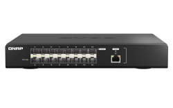 QNAP QSW-M5216-1T, 1 port 10GbE RJ45, 16 ports GbE SFP28, we