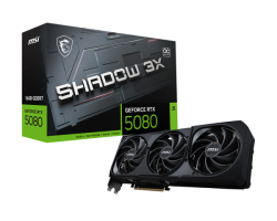 MSI RTX5080 SHOWDOW 3X OC 16G D7 GAMING GRAPHICS CARD VC 818