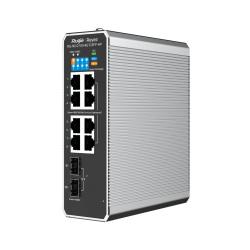 Ruijie Reyee Industrial switch 8-Port RJ45 Gigabit and 2-Por