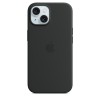 APPLE MXPD3FE/A iPhone 15 Silicone Case with MagSafe - Black