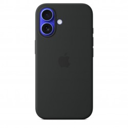 APPLE MYY13FE/A iPhone?16 Silicone Case with MagSafe - Black