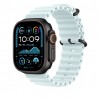 APPLE MYP83FE/A 49mm Ice?Blue Ocean?Band - Black Titanium Fi