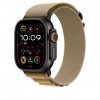 APPLE MYQ23FE/A 49mm Tan Alpine?Loop -?Large - Black Titaniu