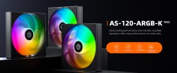 ID-Cooling AS 120 ARGB PWM Fan - Black IDC-AS-120-ARGB-K