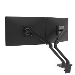 Ergotron 45-496-224 MXV DESK DUAL MONITOR ARM, Matte Black