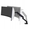 Ergotron 45-647-224 HX Desk Monitor Arm with HD Pivot, Matte