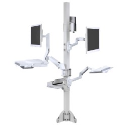 Ergotron 60-366-100 3"x3" Post ARMS Bracket, Grey