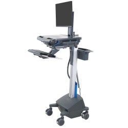 Ergotron SV42-8302-3 STYLEVIEW CART, LCD PIVOT, LiFe POWERED