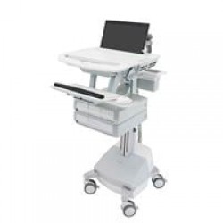 Ergotron SV44-1112-4 StyleView Laptop Cart, LiFe Powered, 1 