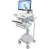 Ergotron SV44-1212-B StyleView Cart with LCD Arm, LiFe Power