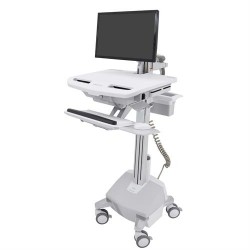 Ergotron SV44-1262-2 StyleView Cart with LCD Arm, LiFe Power
