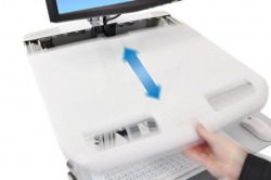 Ergotron SV44-1342-2 StyleView Cart with LCD Pivot, LiFe Pow