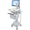 Ergotron SV44-1362-4 StyleView Cart with LCD Pivot, LiFe Pow