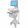 Ergotron SV44-13B2-3 StyleView Cart with LCD Pivot, LiFe Pow