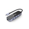 Unitek D1084A 6-in-1 Type-C to HDMI+3Port HUB+RJ45+PD