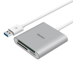 Unitek Y-9313D USB 3.0 3 Ports Memory Card Reader with USB-C
