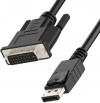 UNITEK Y-5118BA 1.8m,  Display Port to DVI Male Cable Conver