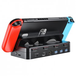 UNITEK G1002C01 10-in-2 USB-C KVM Docking Station for Ninten