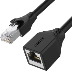 UNITEK C1896BK 5M,  Cat 6 RJ45 (8P8C) Male to Female Extensi