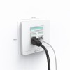 UNITEK T013A Dual Port Wall Plate,  86mm x 86mm,  for comput