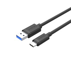 UNITEK Y-C474BK 1M,  USB3.0 Type-C Male to USB-A Male Cable,