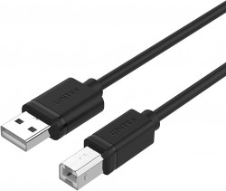 UNITEK Y-C420GBK 3M,  USB2.0 Type-A (M) to Type-B (M) Cable