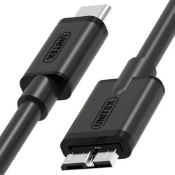 UNITEK Y-C475BK 1M,  Type-C Male to Micro B Male Cable