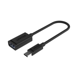 UNITEK Y-C476BK 0.2M,  USB3.0 Type-C Male to USB-A Female Ca