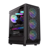 GameMax FORGE AB  ATX Black Chassis Front bezel grille desig