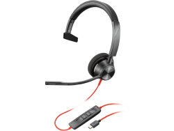 Poly 8X216AA Poly Blackwire 3310 Monaural Microsoft Teams Ce