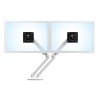 Ergotron 45-496-216 MXV DESK DUAL MONITOR ARM (WHITE)