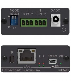 KRAMER FC-6 2-port multi-IO Serial/IR control gateway