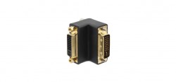 KRAMER AD-DF/DM/RA ADAPTOR DVI FEMALE TO DVI MALE 90 degrees