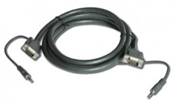 KRAMER C-GMA/GMA-15 Molded 15-pin HD + Audio (Male - Male) C