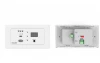 KRAMER WP-SW2-EN7 KDS-7 4K60 4:2:0 Wall Plate Auto Switch En