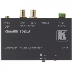 KRAMER 810 Composite Video & s-Video Color Bar / Audio Tone 