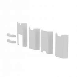 Ergotron 98-609-030 CareFit? Wall Track 34? Covers