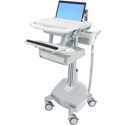 Ergotron SV44-1112-1 StyleView Laptop Cart, LiFe Powered, 1 