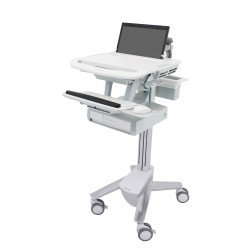 Ergotron SV44-1112-4 StyleView Laptop Cart, LiFe Powered, 1 