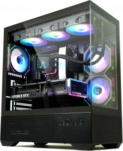  ZALMAN CHRONIX BLK ATX MID TOWER CHASSIS, 3*120mm ARGB FAN