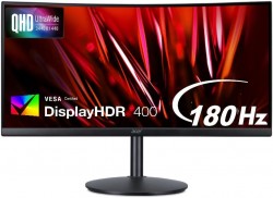 ACER XZ342CU S3 Curved BLK 34" UWQHD (VA) MONITOR 180Hz