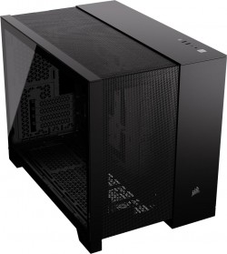 CORSAIR 2500D AIRFLOW Micro ATX Dual Chamber PC Case, Black 