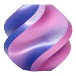 Bambu PLA Silk - Neon City (Blue-Magenta) - with Bambu Reusa