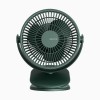 JISULIFE FA29A-GREEN Clip-on Desk Fan (ClipFan Life1) with b