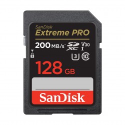 SanDisk Extreme Pro SDXC, SDXXD 128GB, V30, U3, C10, UHS-I, 