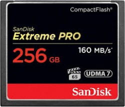 SanDisk Extreme Pro CF, CFXPS 256GB, VPG65, UDMA 7, 160MB/s 