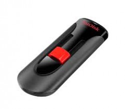 SanDisk Cruzer Glide USB Flash Drive, CZ60 128GB, USB2.0, Bl