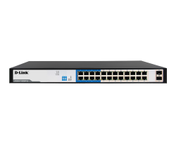 D-LINK DES-F1026P-E 250M 24-Port 10/100 PoE Switch + 1 Uplin